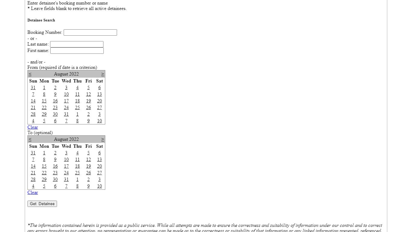Pitt County NC Jail Inmate Search